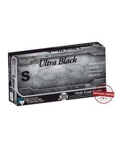 NitriDerm® Ultra Black Nitrile Exam Gloves – Series 187